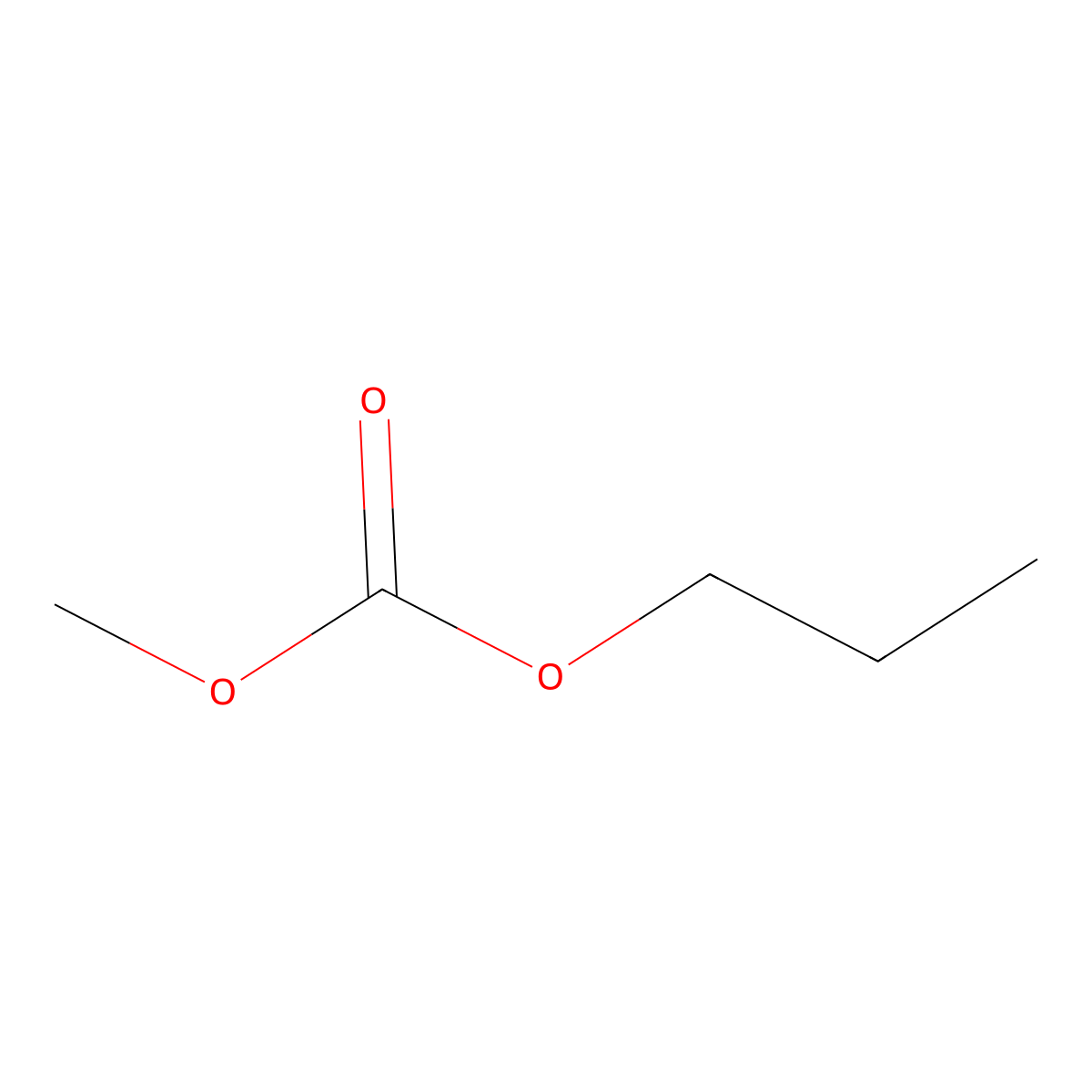 Methyl Propyl carbonate molecular structure, CAS 56525-42-9