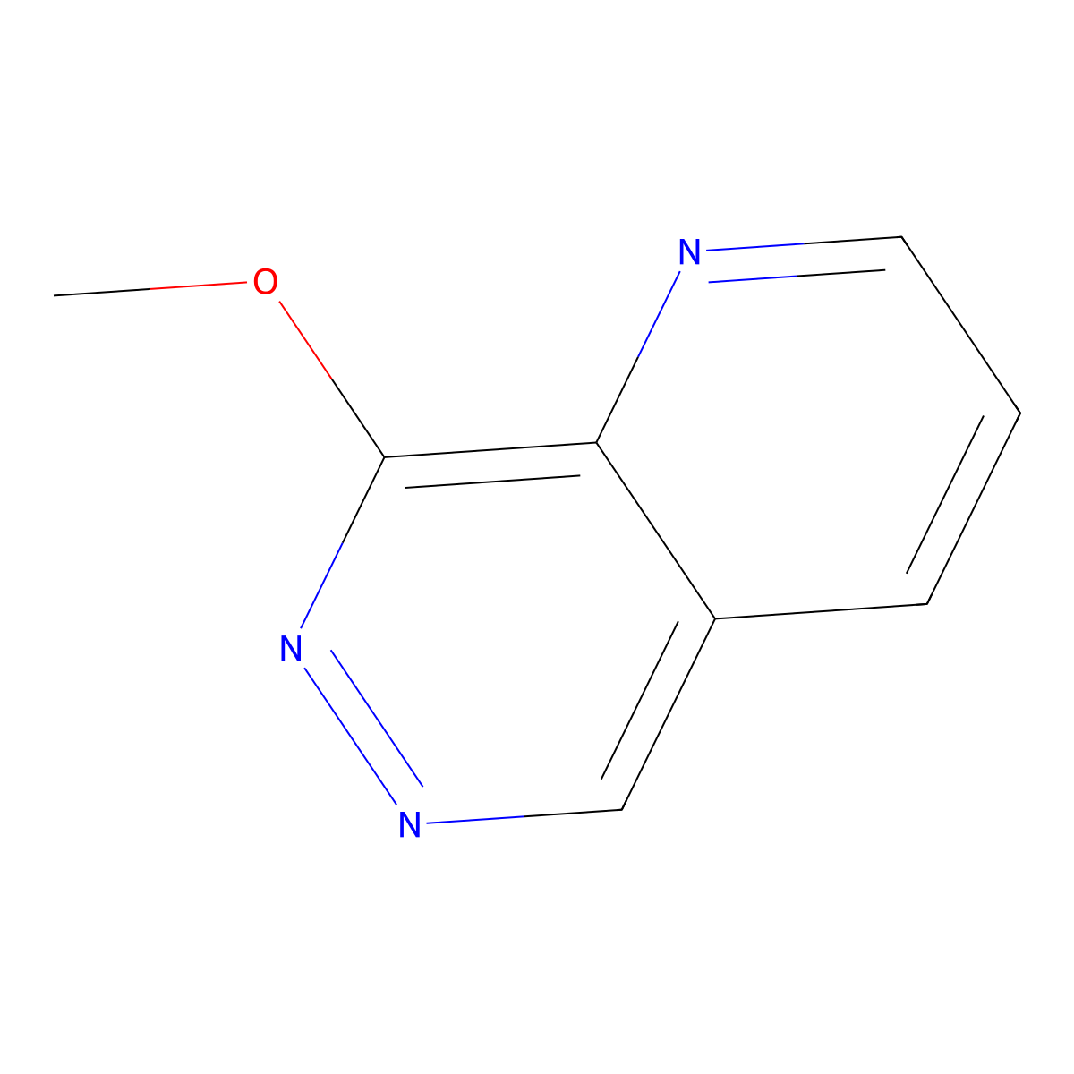 8-Methoxypyrido(2,3-d)pyridazine molecular structure, CAS 56525-94-1
