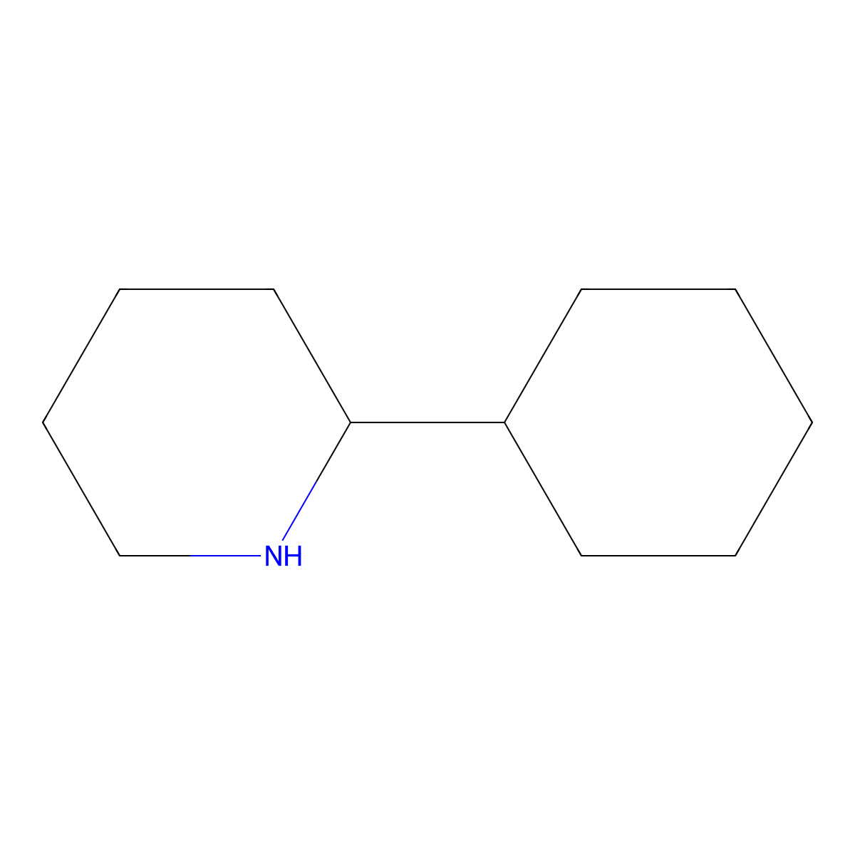 2-Cyclohexylpiperidine molecular structure, CAS 56528-77-9