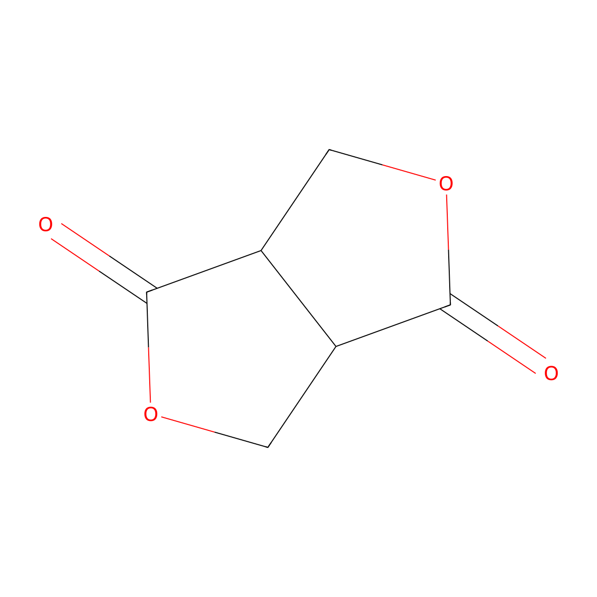 1H,4H-Furo[3,4-c]furan-1,4-dione, tetrahydro- molecular structure, CAS 5653-81-6