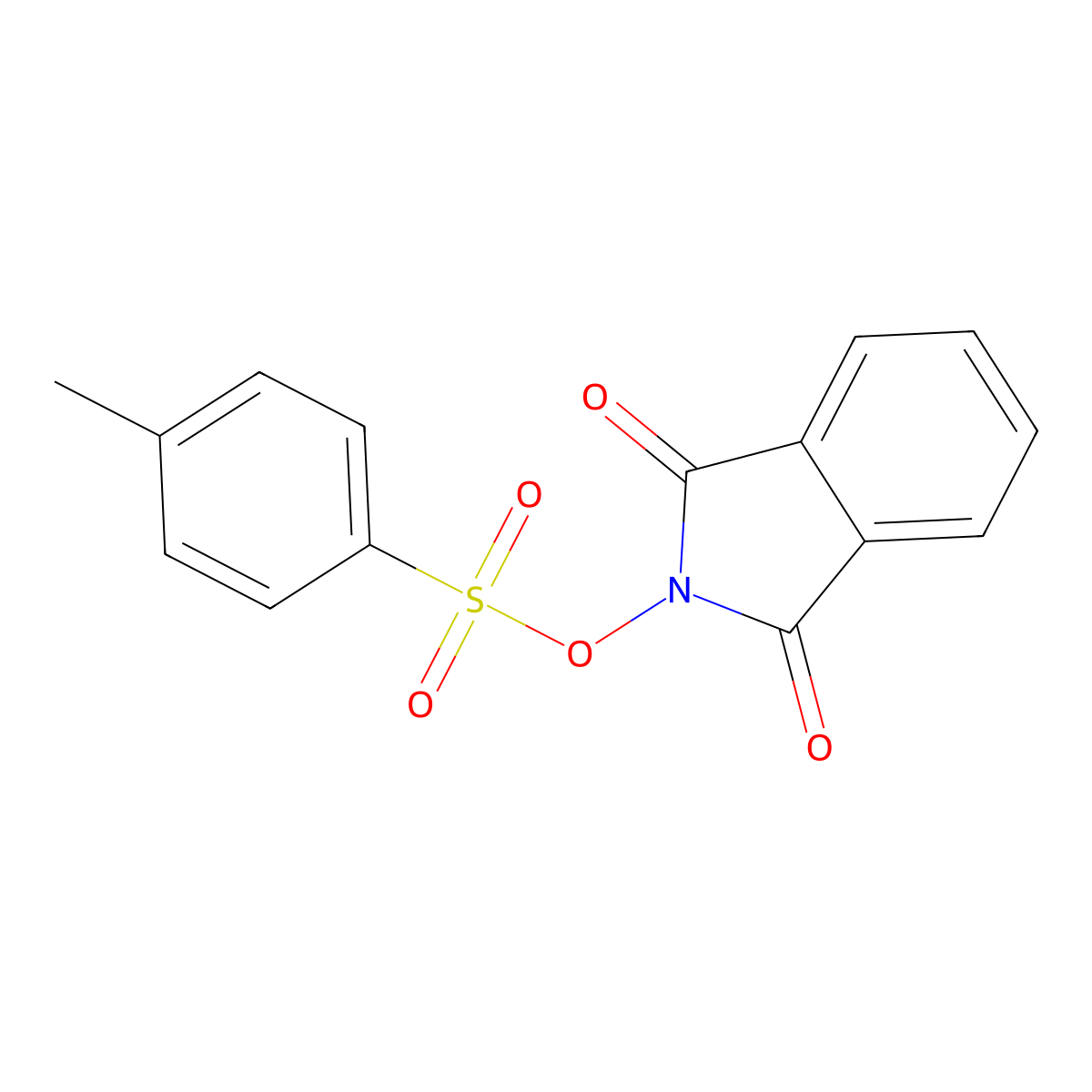 (1,3-Dioxoisoindol-2-yl) 4-methylbenzenesulfonate molecular structure, CAS 56530-39-3