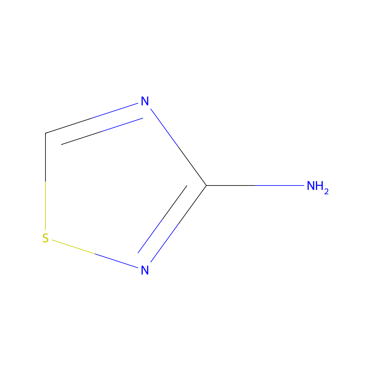1,2,4-Thiadiazol-3-amine molecular structure, CAS 56531-89-6