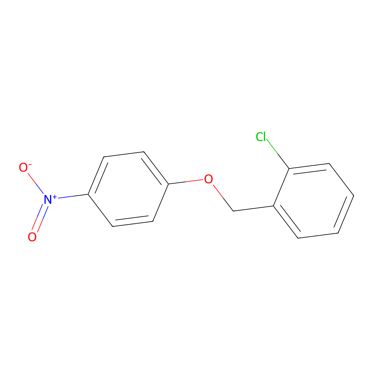 4-((2-Chlorophenyl)methoxy)-1-nitrobenzene molecular structure, CAS 56532-65-1