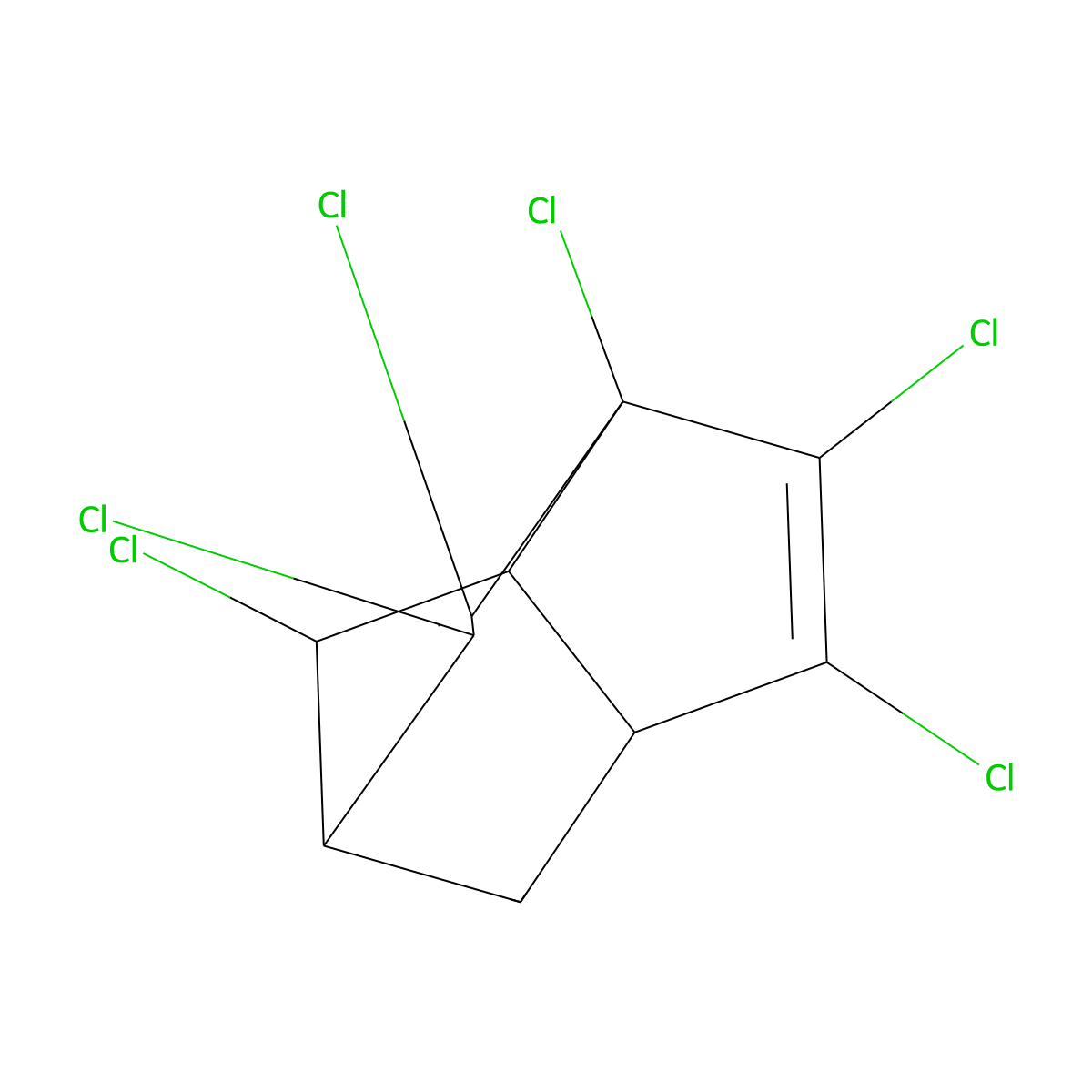 beta-Chlordene molecular structure, CAS 56534-03-3