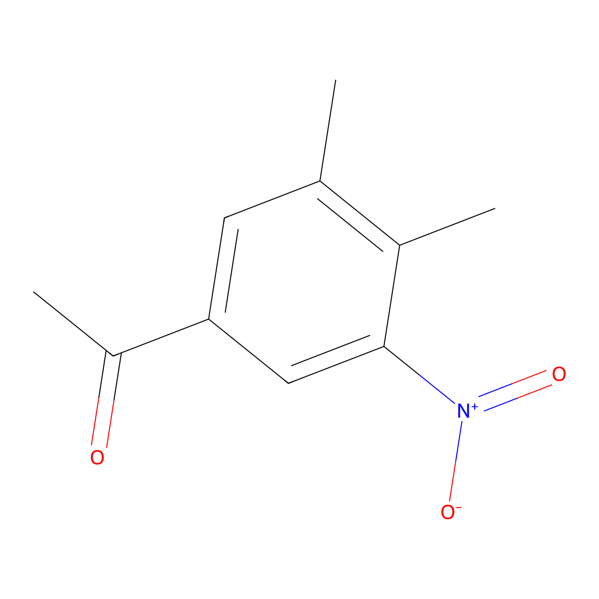 3',4'-Dimethyl-5'-nitroacetophenone molecular structure, CAS 56537-78-1
