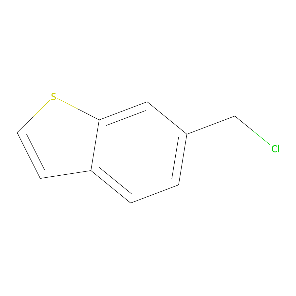 6-(Chloromethyl)benzo[b]thiophene molecular structure, CAS 56540-84-2