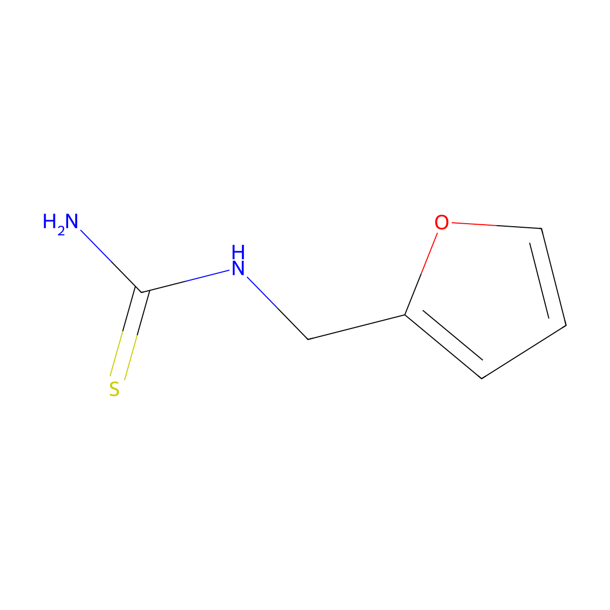 [(Furan-2-yl)methyl]thiourea molecular structure, CAS 56541-07-2