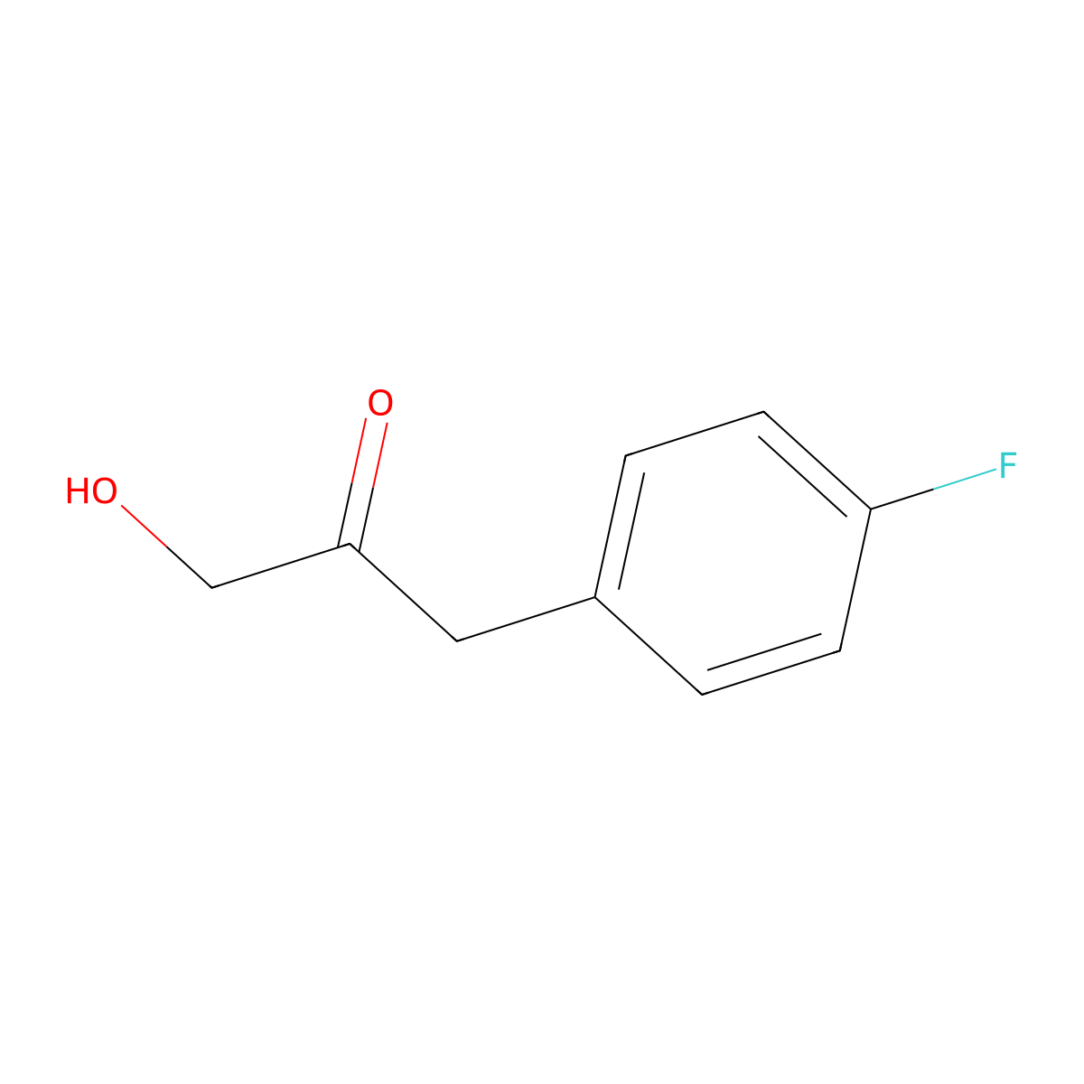 1-(4-Fluorophenyl)-3-hydroxypropan-2-one molecular structure, CAS 565428-06-0