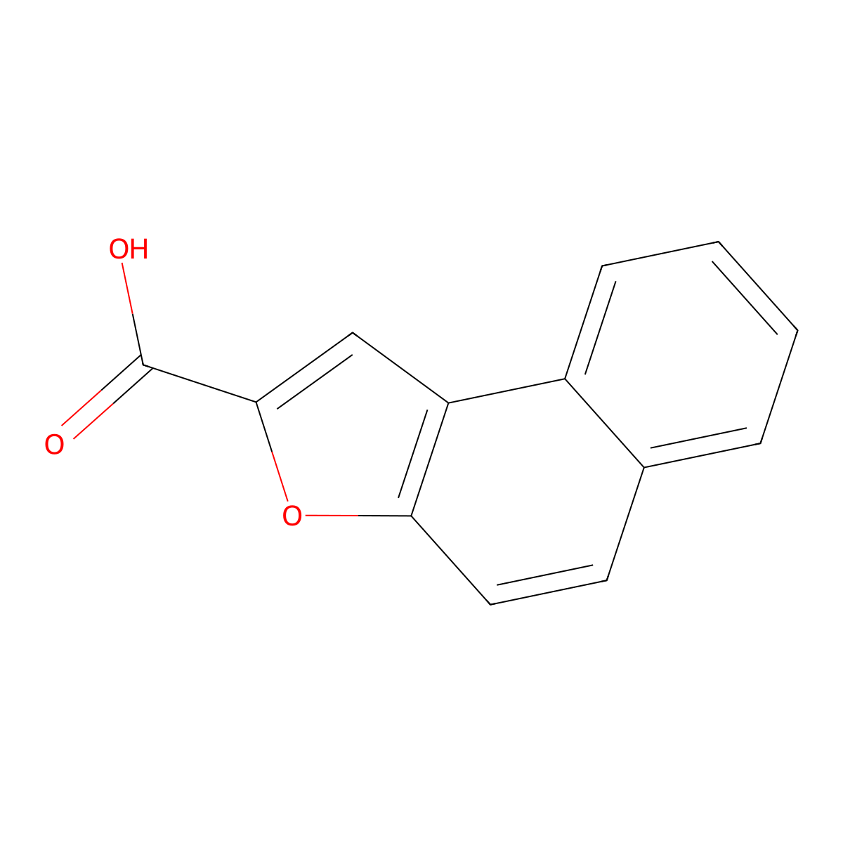 Naphtho[2,1-b]furan-2-carboxylic acid molecular structure, CAS 5656-67-7