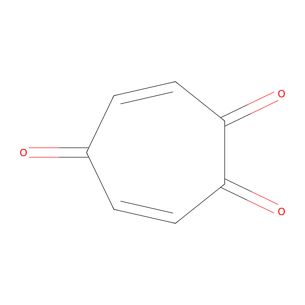3,6-Cycloheptadiene-1,2,5-trione molecular structure, CAS 56561-57-0