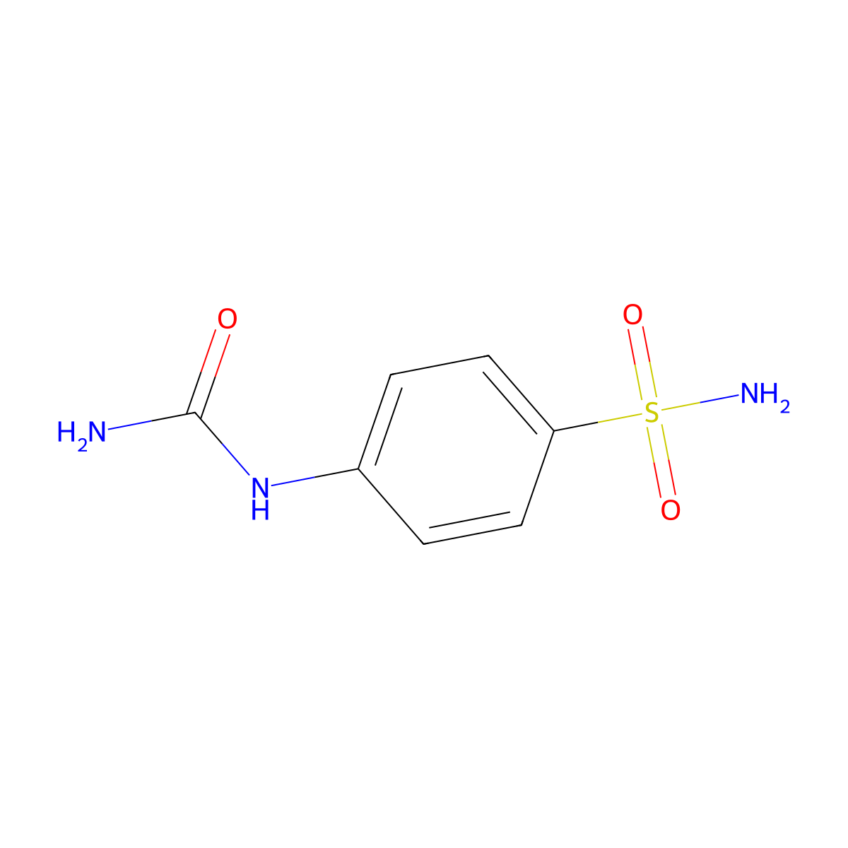 (4-Sulfamoylphenyl)urea molecular structure, CAS 5657-41-0
