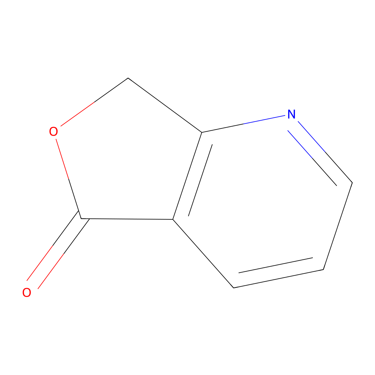 furo(3,4-b)pyridin-5(7H)-one molecular structure, CAS 5657-51-2