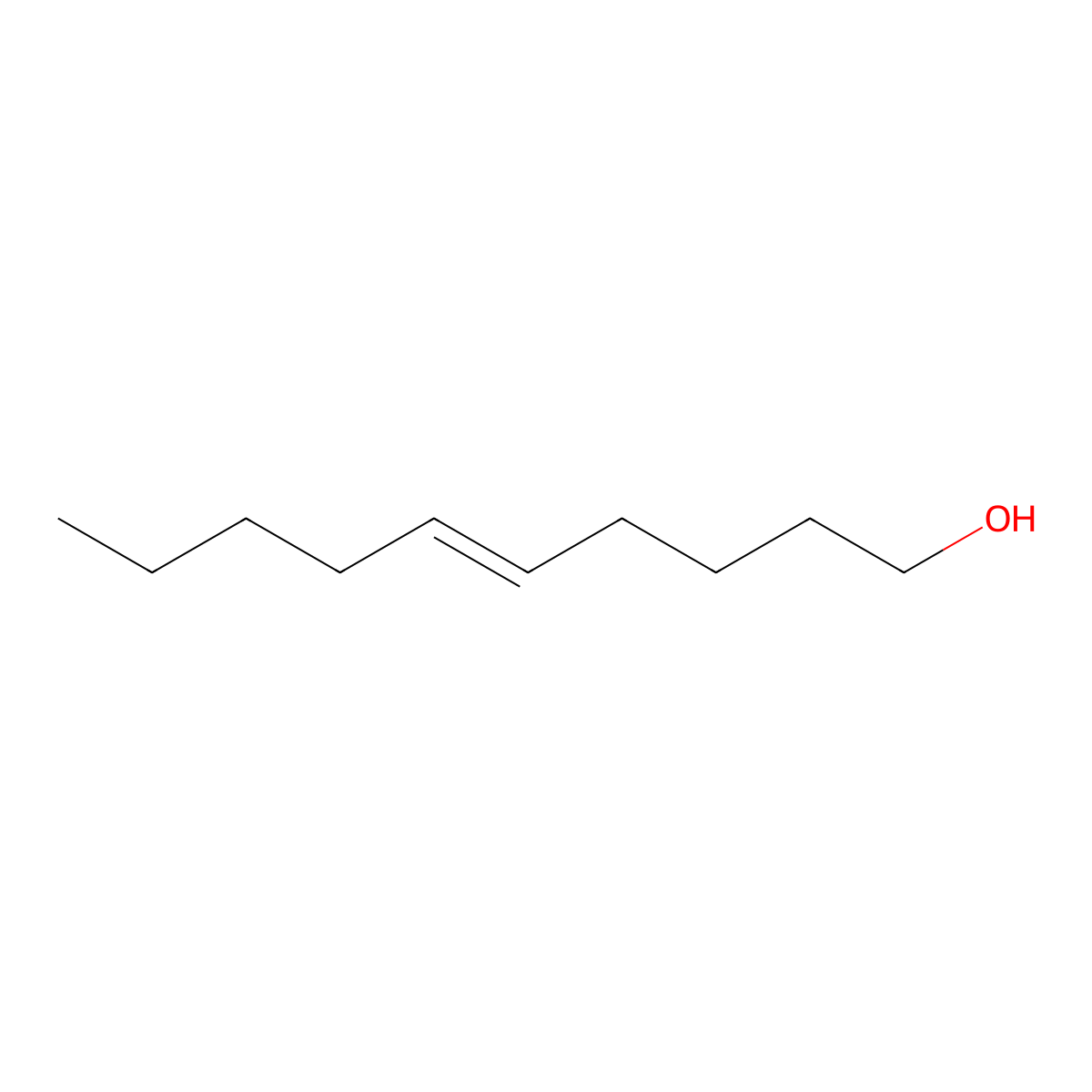 5-Decen-1-ol, (5E)- molecular structure, CAS 56578-18-8