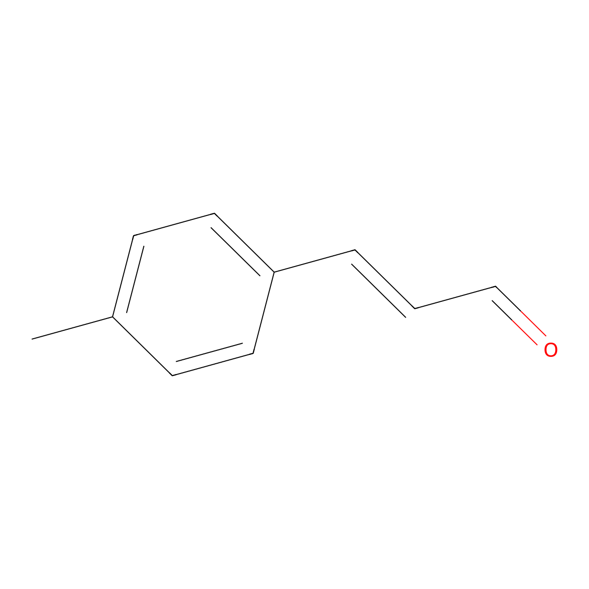 p-Methylcinnamaldehyde molecular structure, CAS 56578-35-9