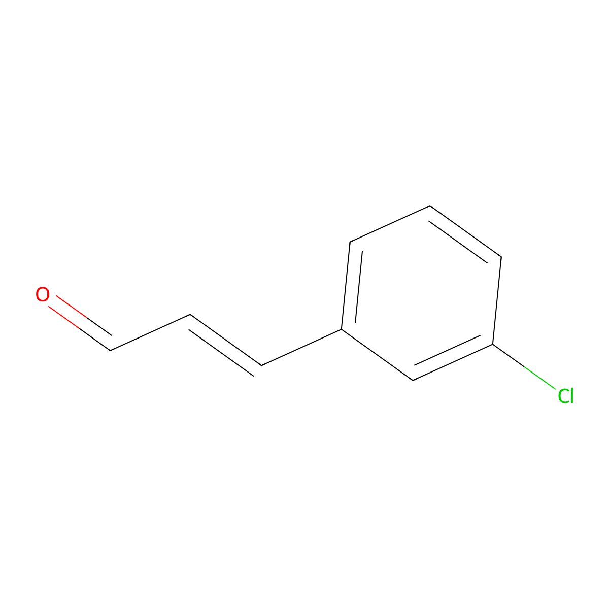 3-Chlorocinnamaldehyde molecular structure, CAS 56578-37-1