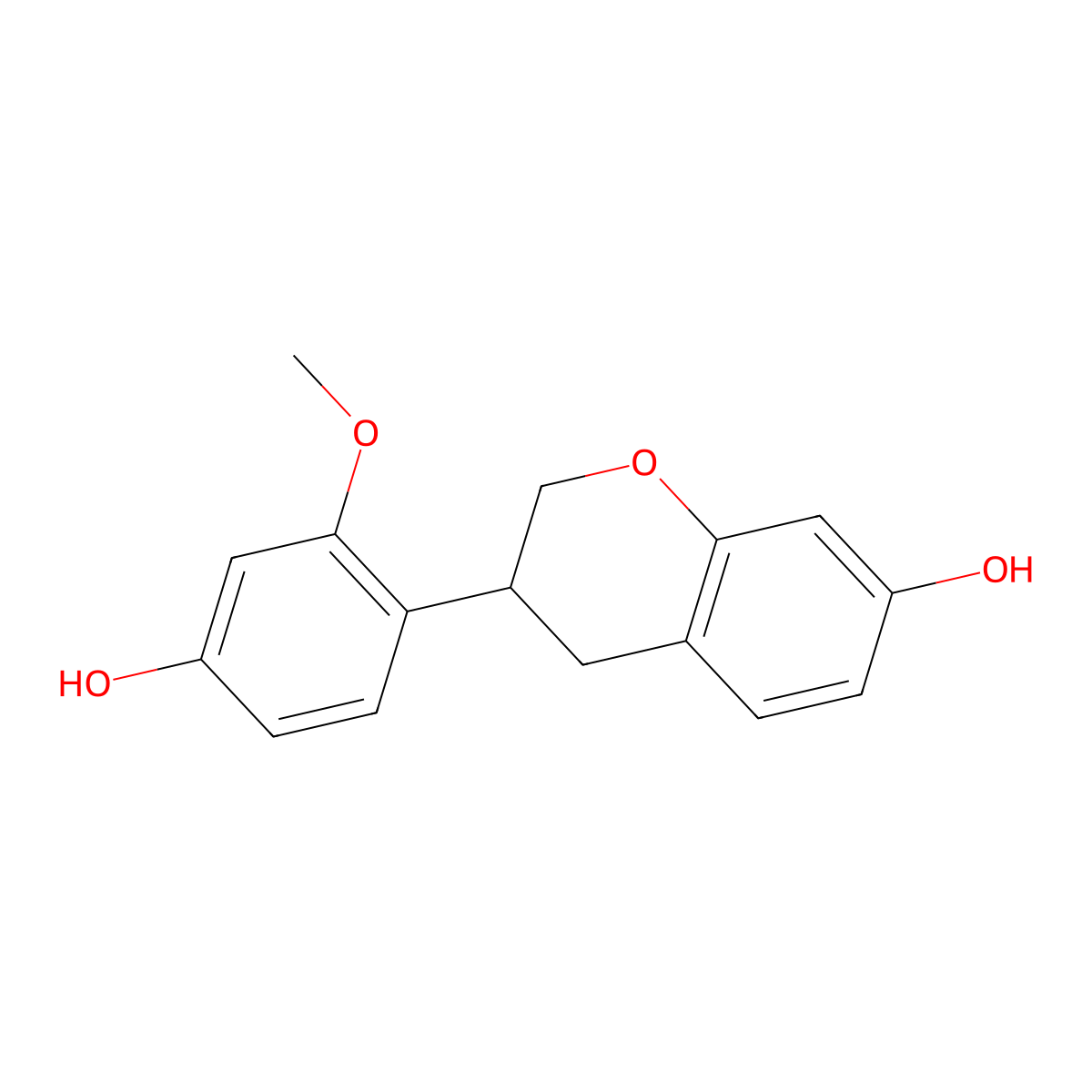 Isovestitol molecular structure, CAS 56581-76-1