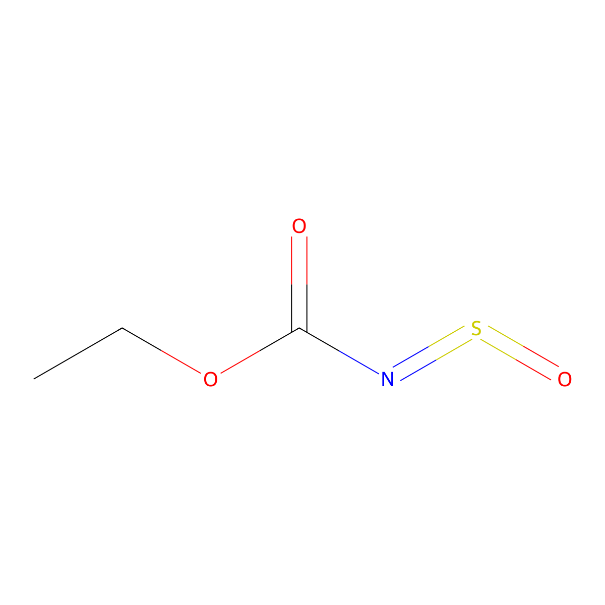 Carbamic acid, sulfinyl-, ethyl ester molecular structure, CAS 5659-92-7