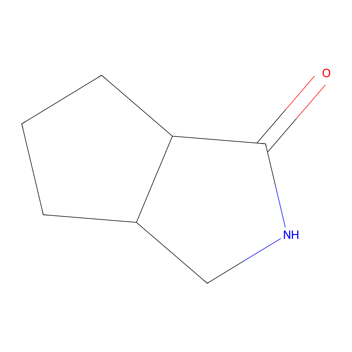 Octahydrocyclopenta[c]pyrrol-1-one molecular structure, CAS 56593-76-1