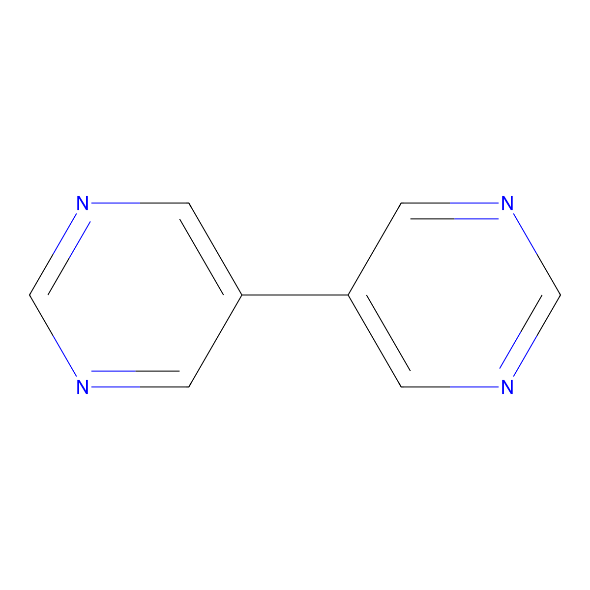 5,5'-Bipyrimidine molecular structure, CAS 56598-46-0