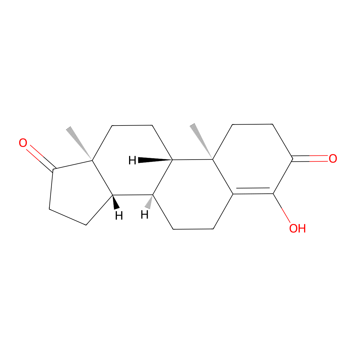 Formestane molecular structure, CAS 566-48-3