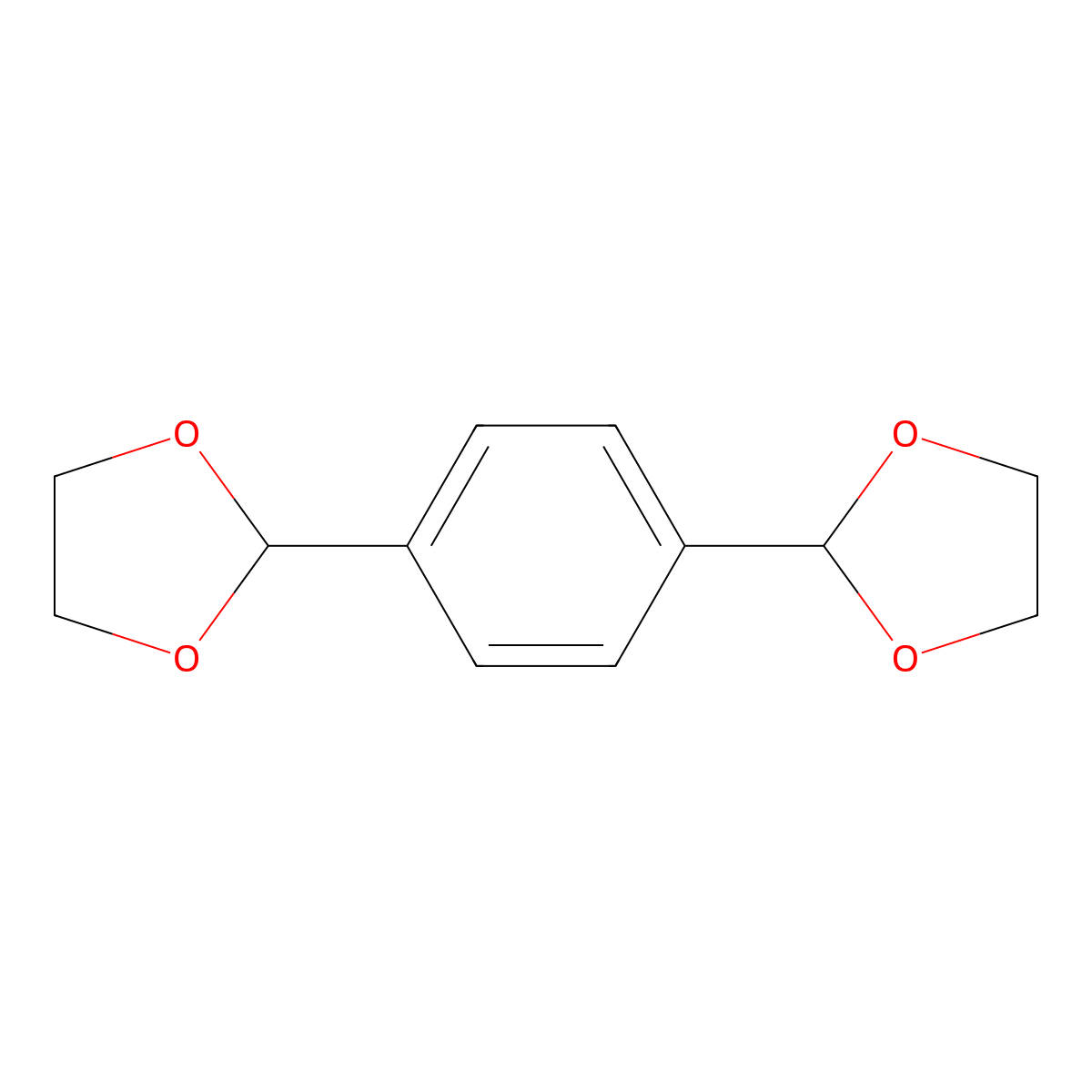 2-[4-(1,3-Dioxolan-2-yl)phenyl]-1,3-dioxolane molecular structure, CAS 5660-56-0