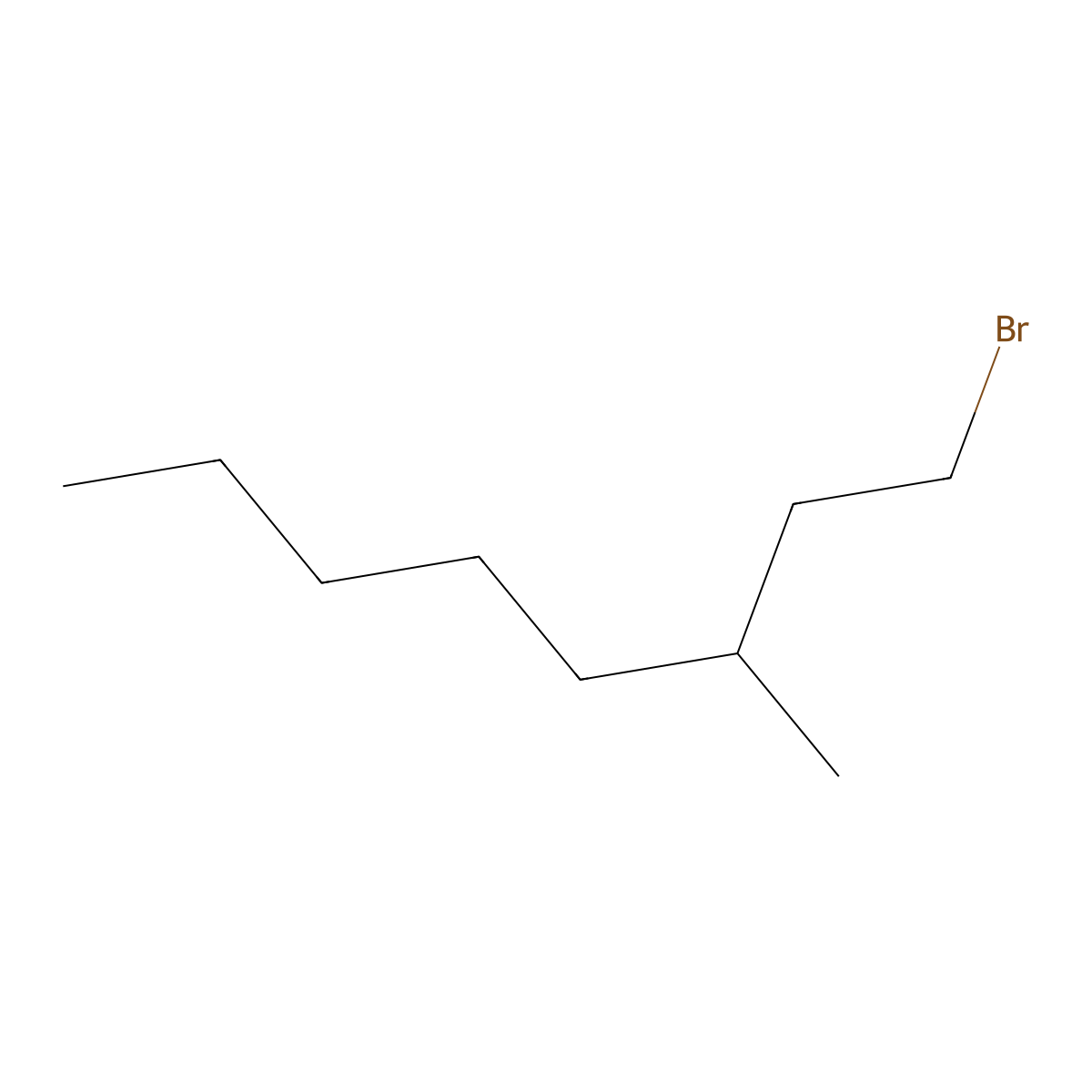 1-Bromo-3-methyloctane molecular structure, CAS 56608-78-7