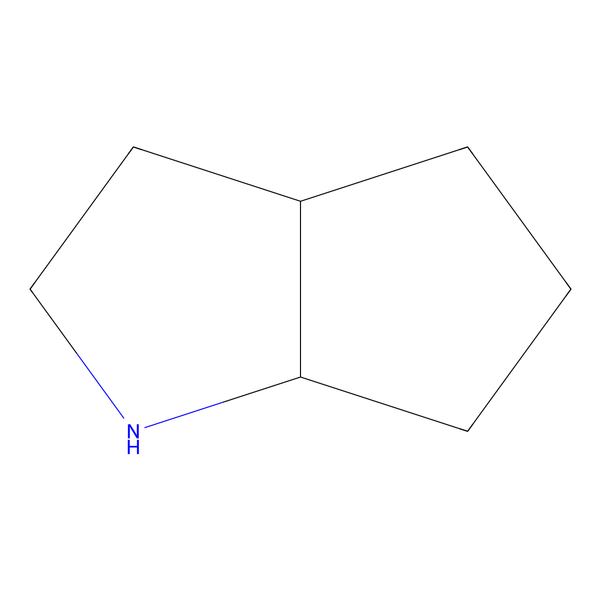 Octahydrocyclopenta[B]pyrrole molecular structure, CAS 5661-02-9
