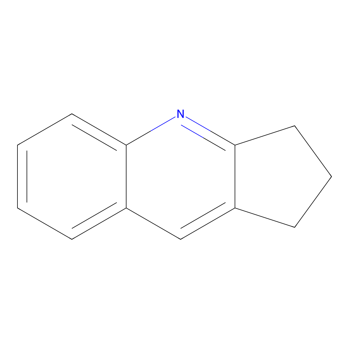 2,3-dihydro-1H-cyclopenta[b]quinoline molecular structure, CAS 5661-06-3