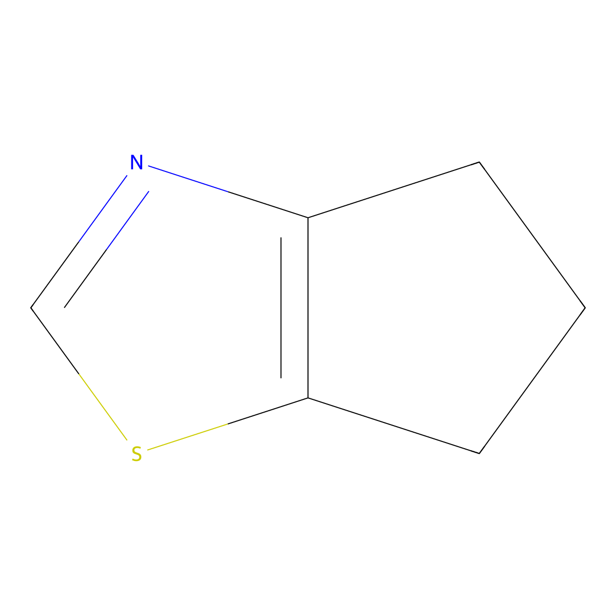 4H,5H,6H-cyclopenta[d][1,3]thiazole molecular structure, CAS 5661-10-9