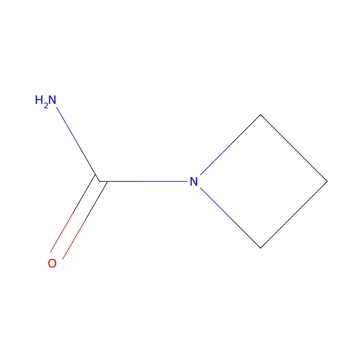 Azetidine-1-carboxamide molecular structure, CAS 5661-52-9