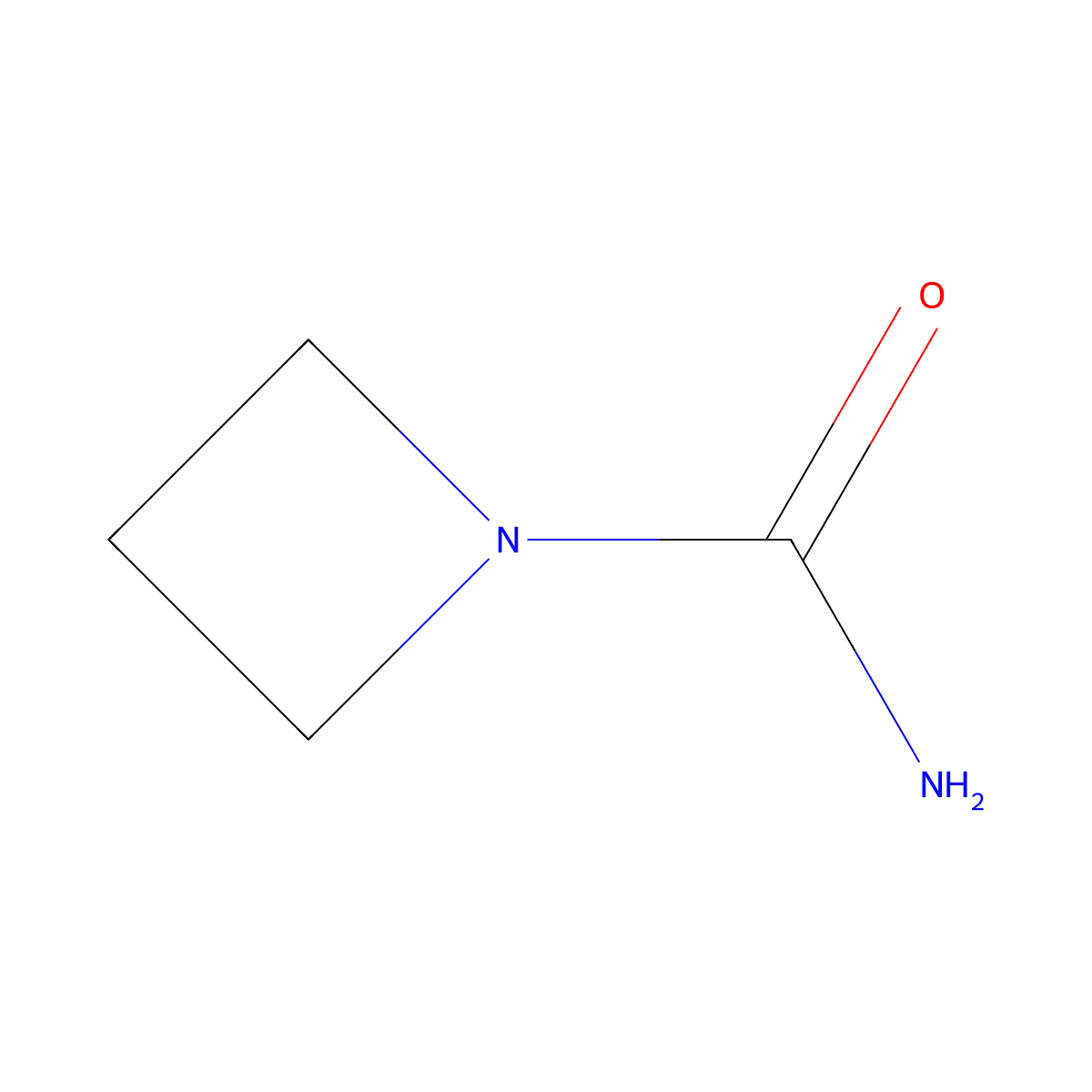 Azetidine-1-carboxamide molecular structure, CAS 5661-52-9