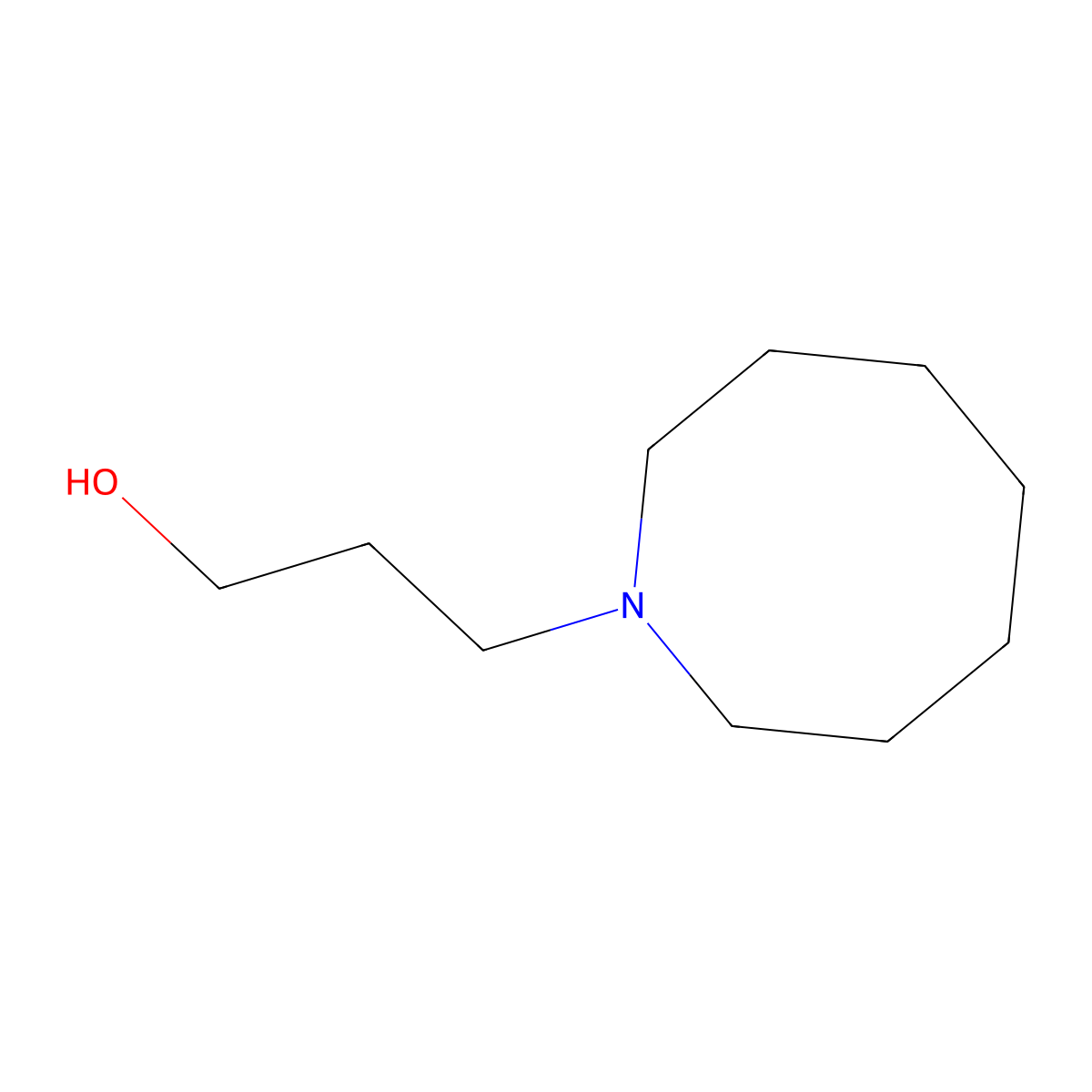 3-(Azocan-1-yl)propan-1-ol molecular structure, CAS 5661-97-2