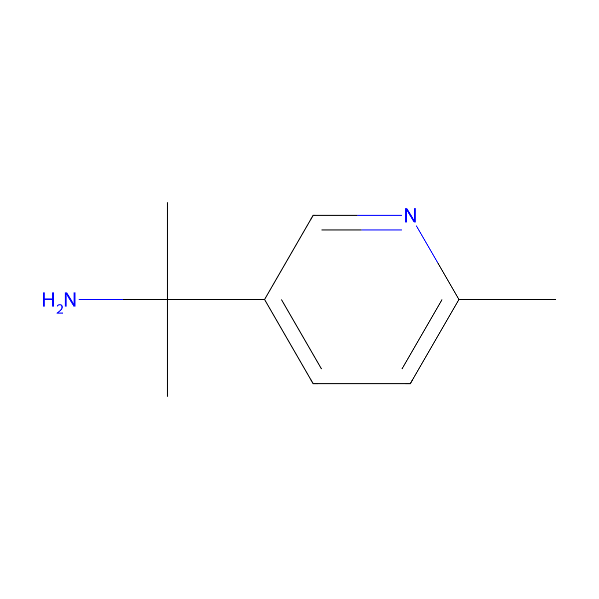 2-(6-Methylpyridin-3-YL)propan-2-amine molecular structure, CAS 566155-78-0