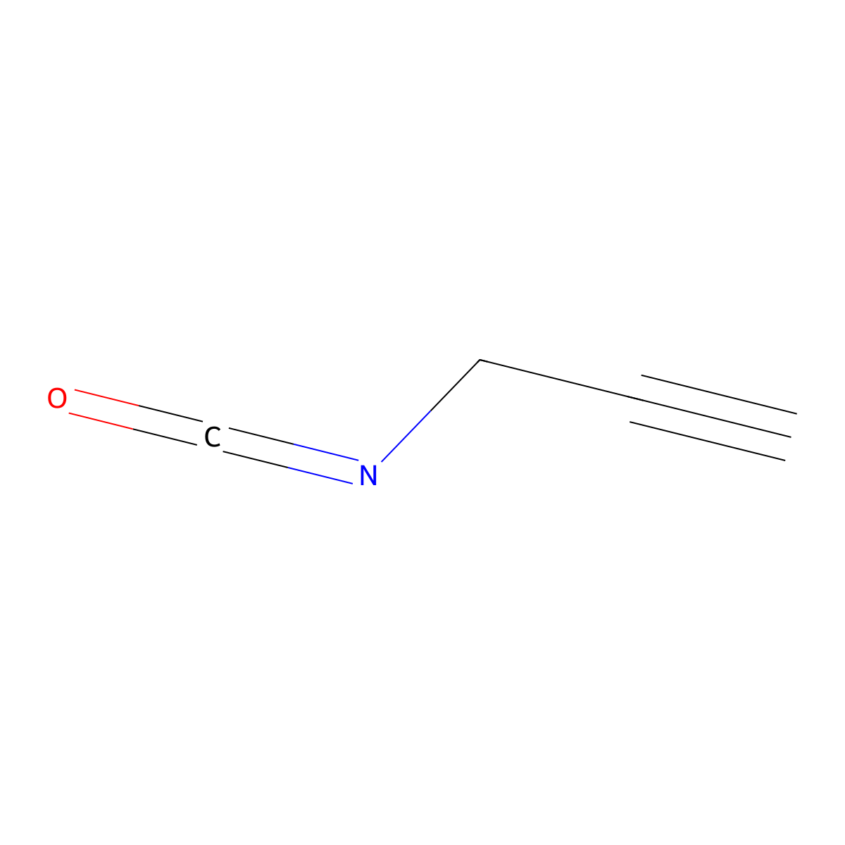 3-Isocyanatoprop-1-yne molecular structure, CAS 56620-43-0