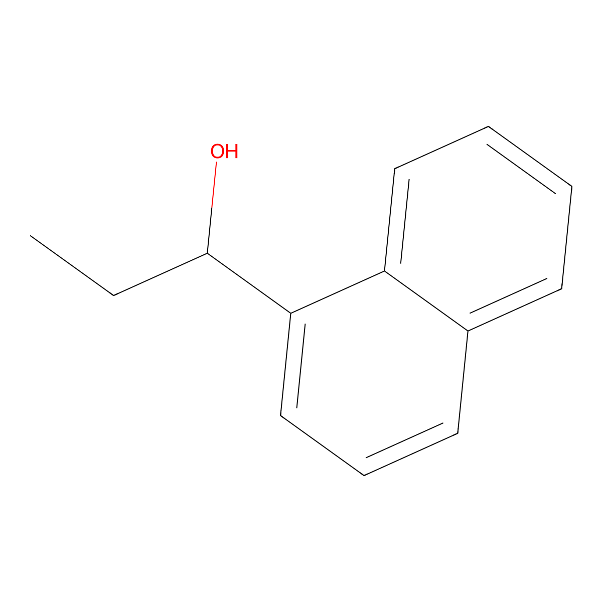 1-(1-Naphthyl)-1-propanol molecular structure, CAS 56620-47-4