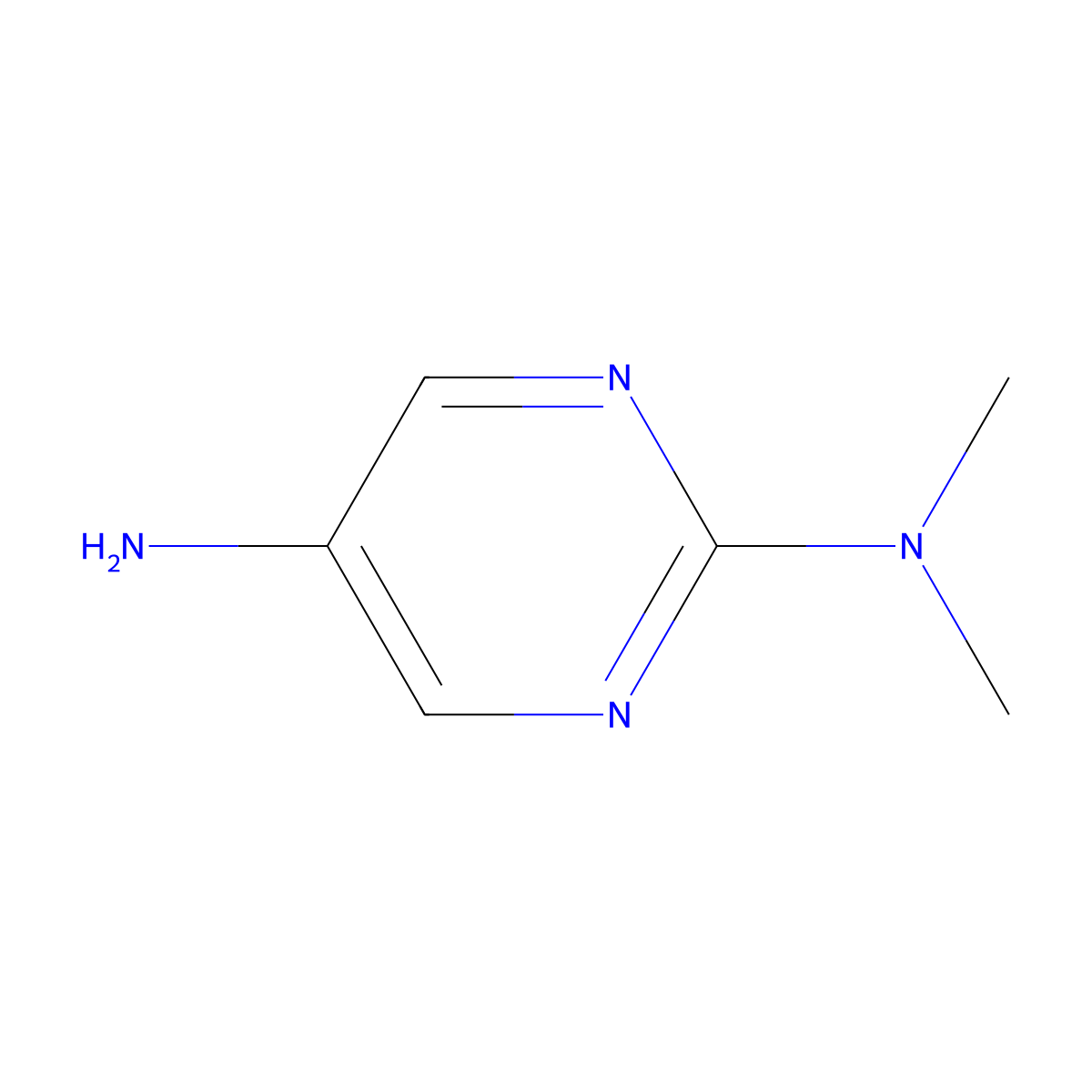 N2,N2-dimethylpyrimidine-2,5-diamine molecular structure, CAS 56621-99-9