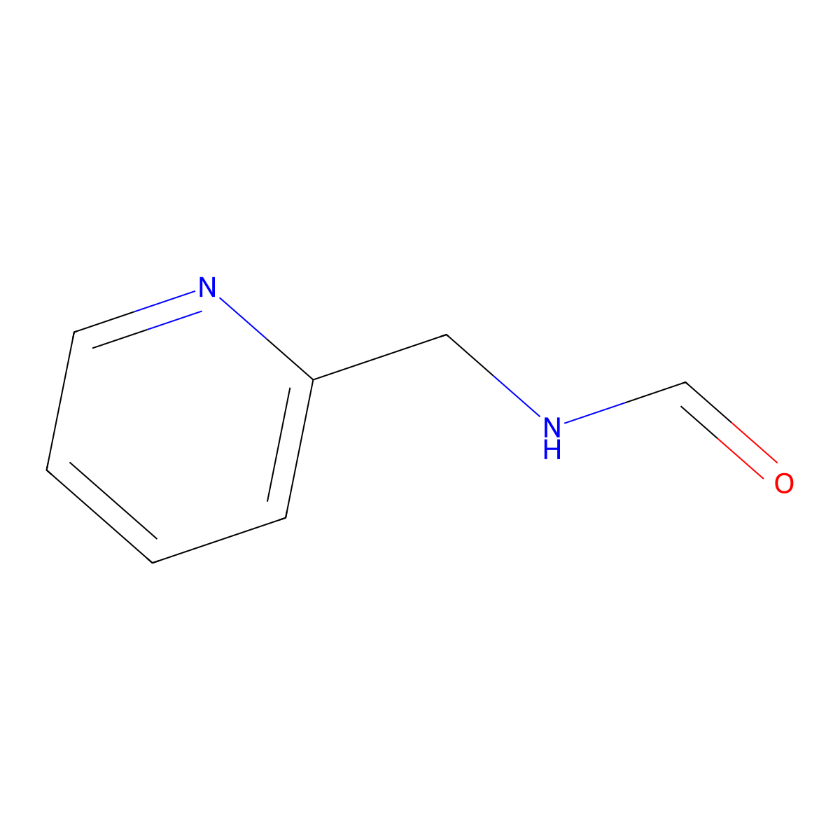 N-Pyridin-2-ylmethyl-formamide molecular structure, CAS 56625-03-7