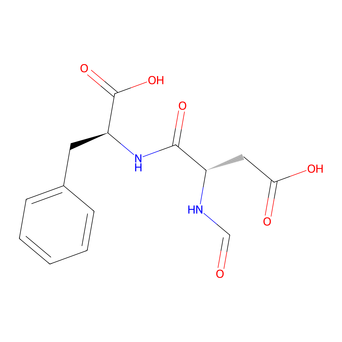 N-(N-Formyl-L-alpha-aspartyl)-3-phenyl-L-alanine molecular structure, CAS 56633-51-3