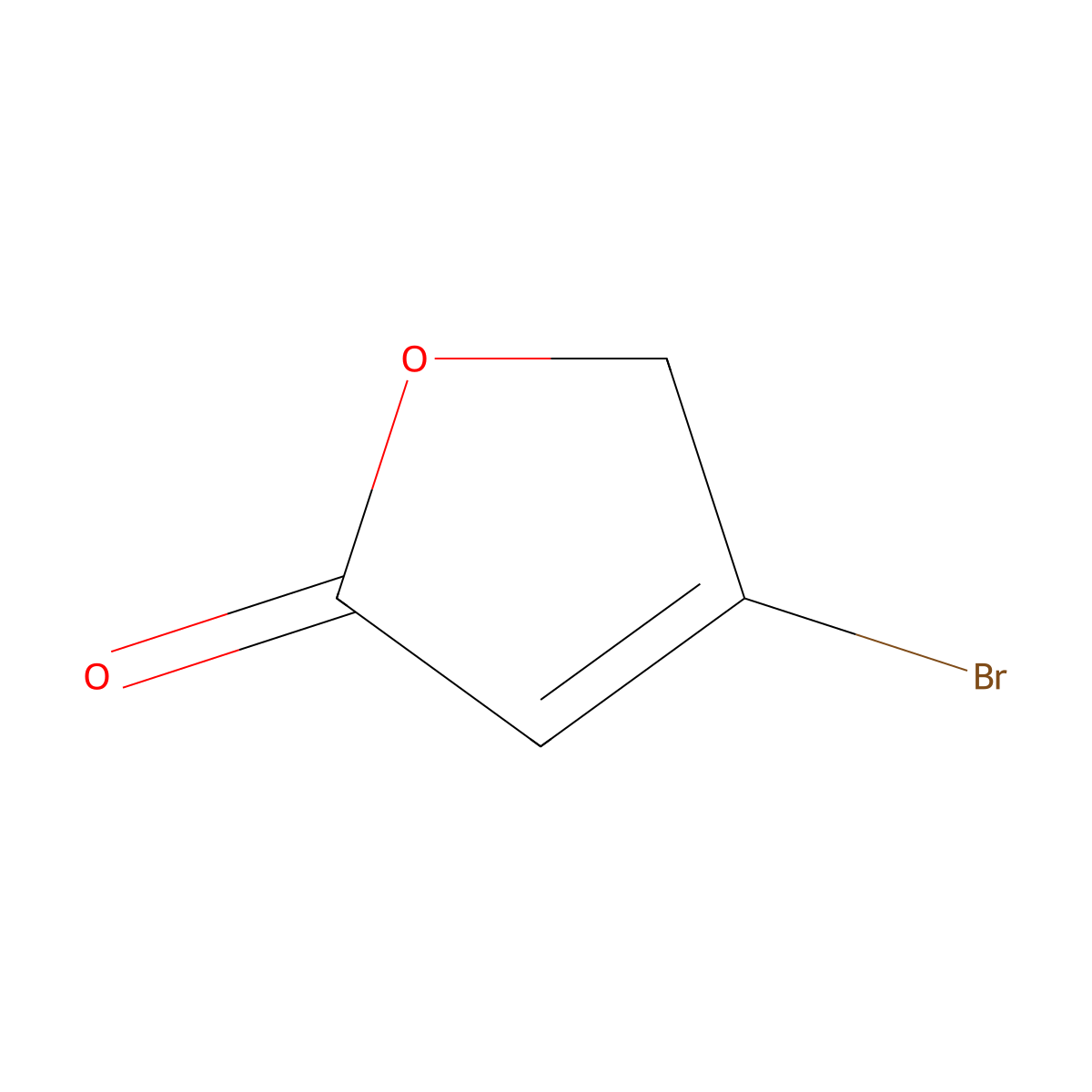 4-bromo-5H-furan-2-one molecular structure, CAS 56634-50-5