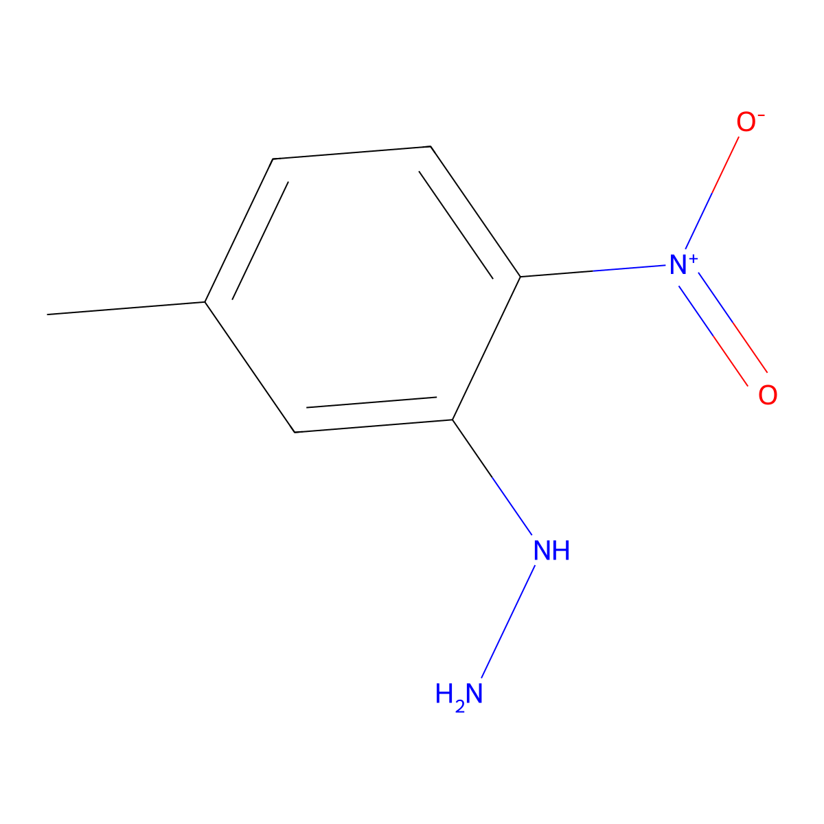 1-(5-Methyl-2-nitrophenyl)hydrazine molecular structure, CAS 56637-42-4