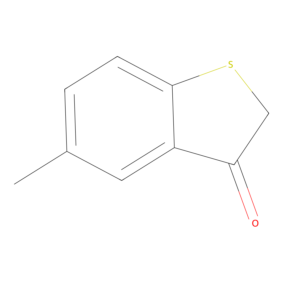 5-Methyl-1-benzothiophen-3(2H)-one molecular structure, CAS 56639-88-4