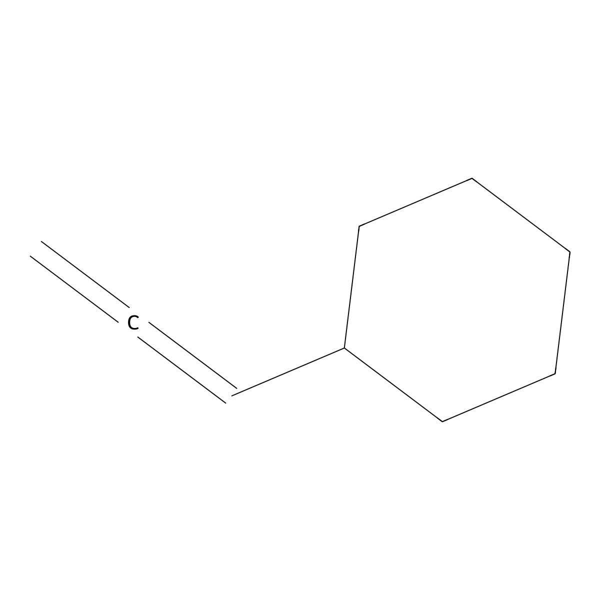 Cyclohexylallene molecular structure, CAS 5664-17-5