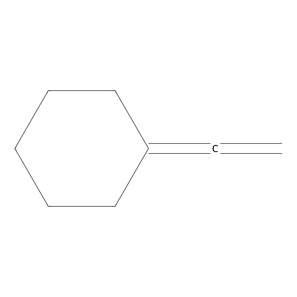 Ethenylidenecyclohexane molecular structure, CAS 5664-20-0