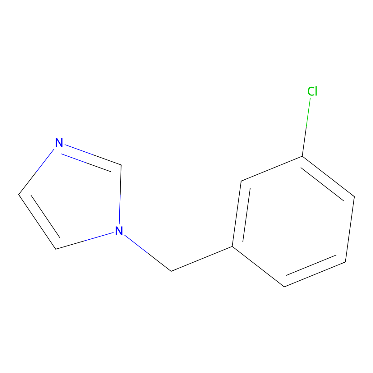 1-(3-Chlorobenzyl)imidazole molecular structure, CAS 56643-68-6
