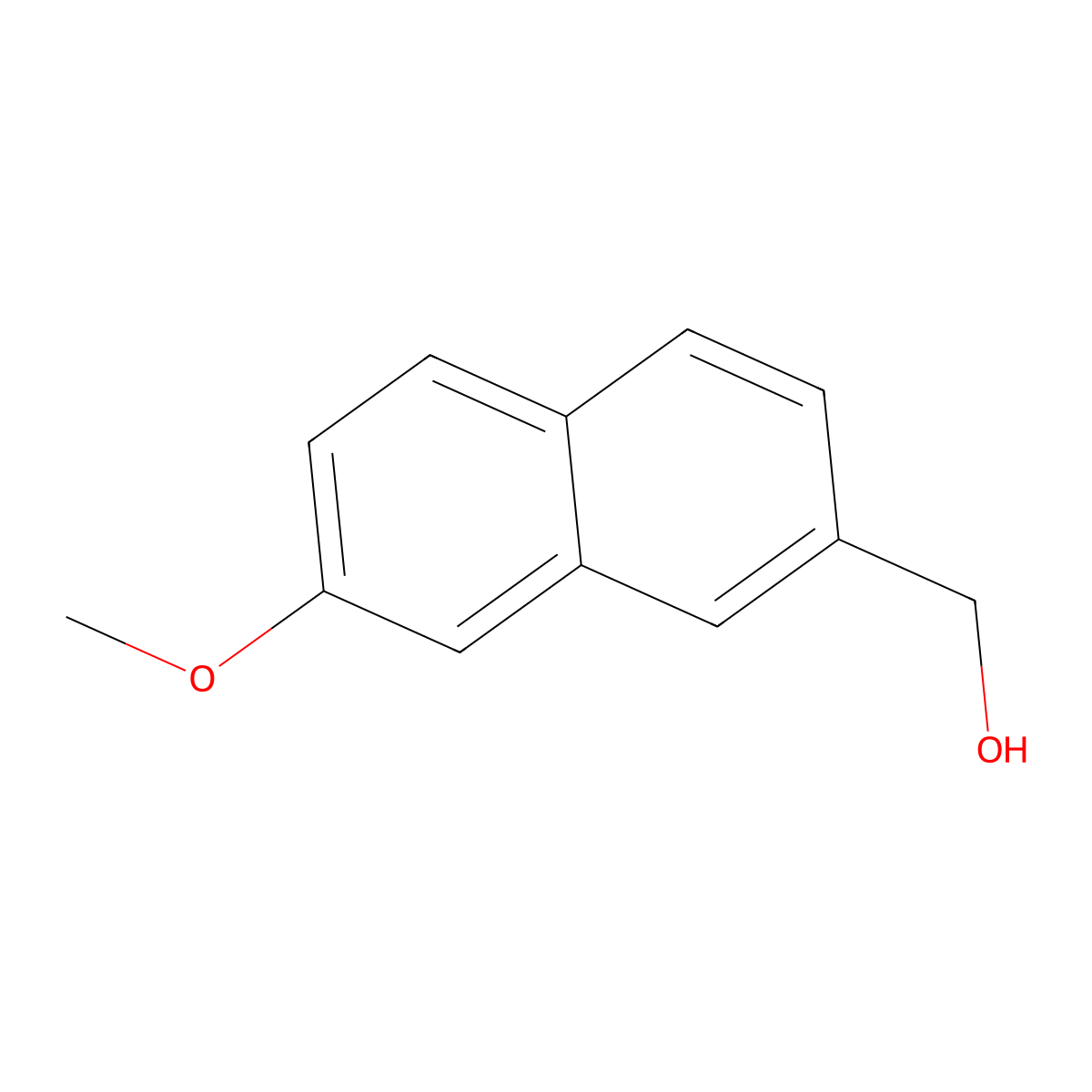 (7-Methoxynaphthalen-2-yl)methanol molecular structure, CAS 5665-20-3