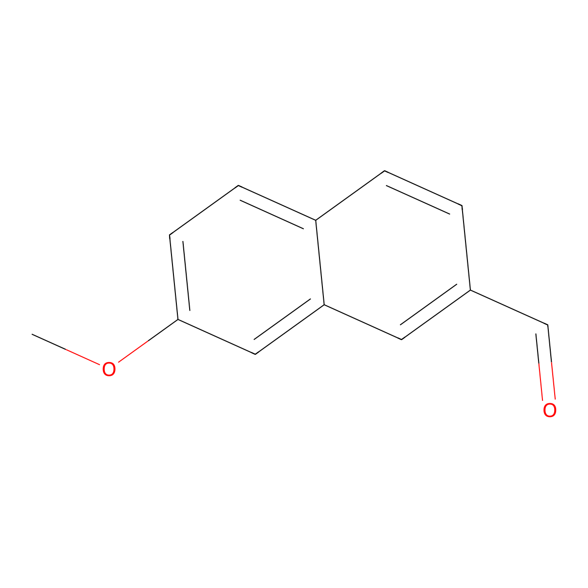 7-Methoxy-2-naphthalenecarboxaldehyde molecular structure, CAS 5665-23-6