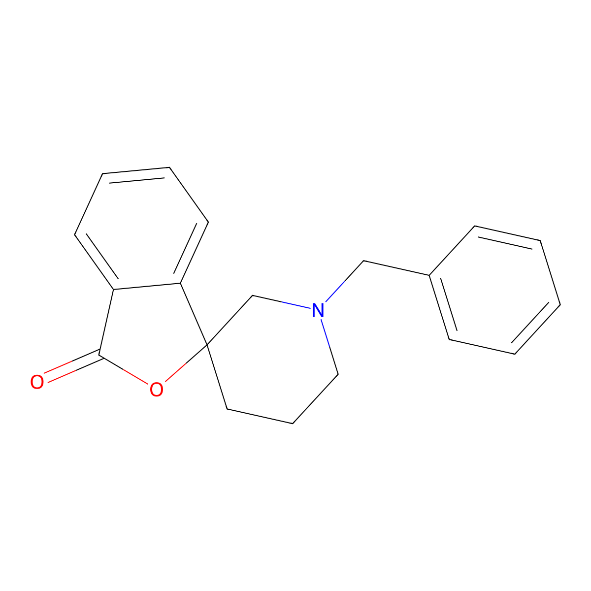 1'-Benzyl-3H-spiro[isobenzofuran-1,3'-piperidin]-3-one molecular structure, CAS 56658-24-3