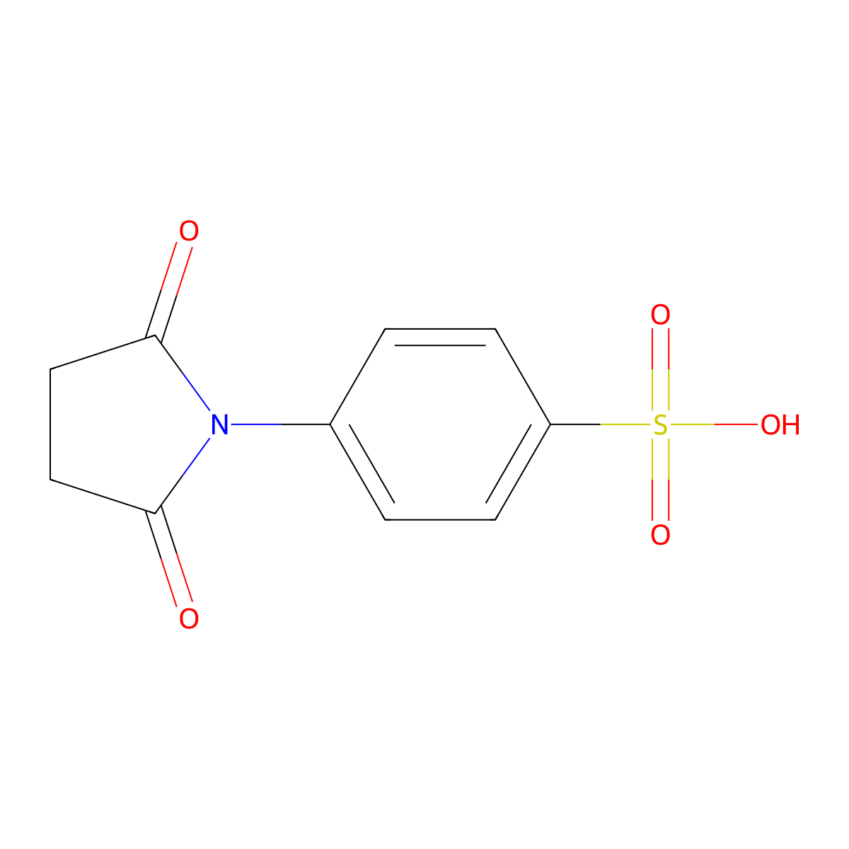 4-(2,5-dioxopyrrolidin-1-yl)benzenesulfonic Acid molecular structure, CAS 56663-88-8