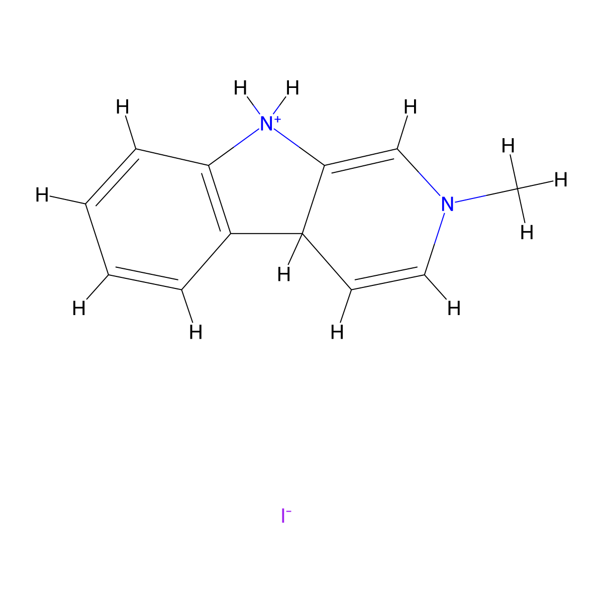 2-Methylnorharman molecular structure, CAS 5667-11-8