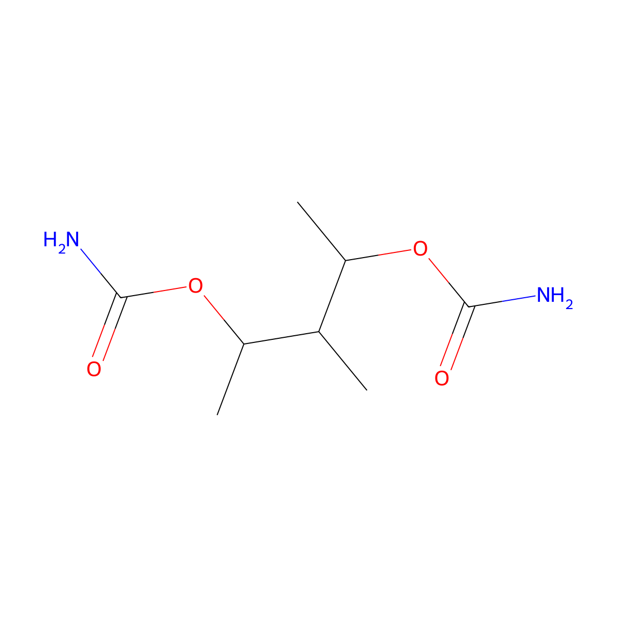 Pentabamate molecular structure, CAS 5667-70-9
